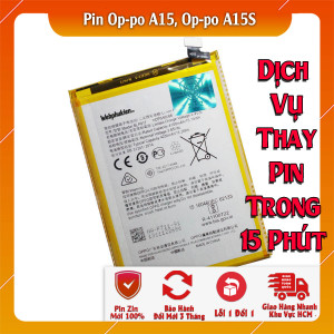 Pin Webphukien cho Oppo A15, Oppo A15S Việt Nam - BLP817 4230mAh